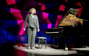 1215th Liszt Evening, Sofya Gulyak - piano, Juliusz Adamowski - commentary. <br> The National Forum of Music - Red Hall, 19th September 2016. Foto by Stanislaw Wroblewski.
